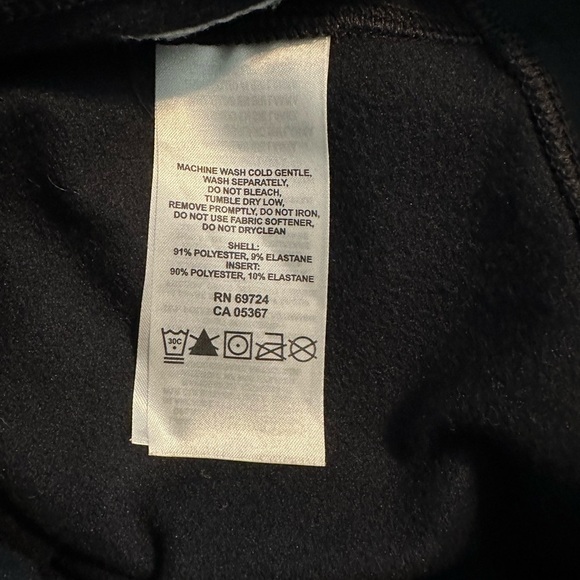 Columbia Black Wide Leg Leggings 9” Mid Rise‎ Size X-Small Omni Wick Retro Flare - Picture 6 of 7